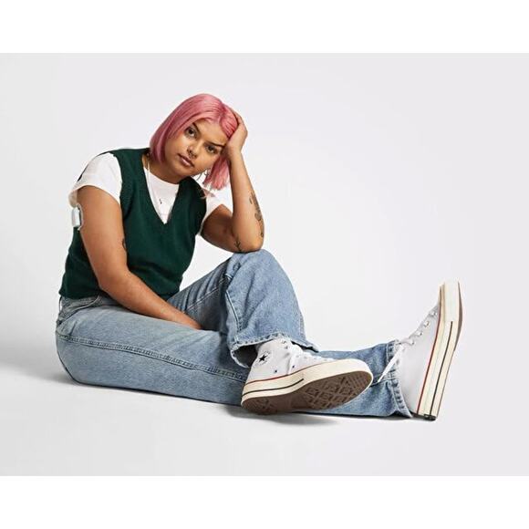 NWT Converse White Garnet Egret 102, 7 Women 5 Men US - Picture 7 of 7